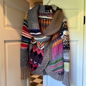 Multi-patterned sweater